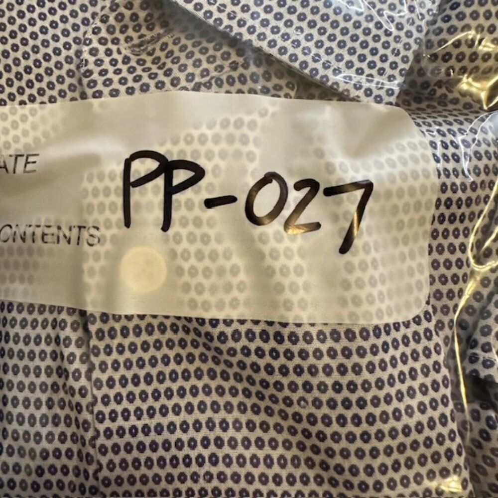 Charles Tyrwhitt‎ LS Navy and White Pattern Design Dress Shirt Size 18/37 Slim - Picture 6 of 6